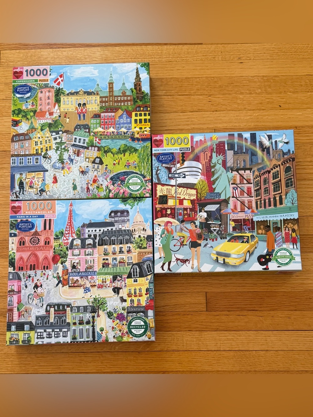 Eeboo City Puzzle Bundle